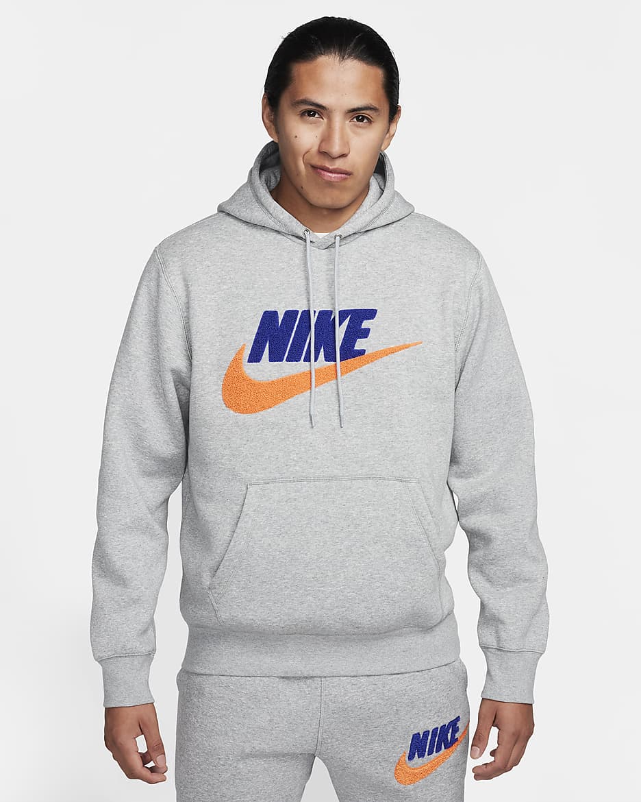 Sudadera con gorro sin cierre para hombre Nike Club Fleece. Nike MX